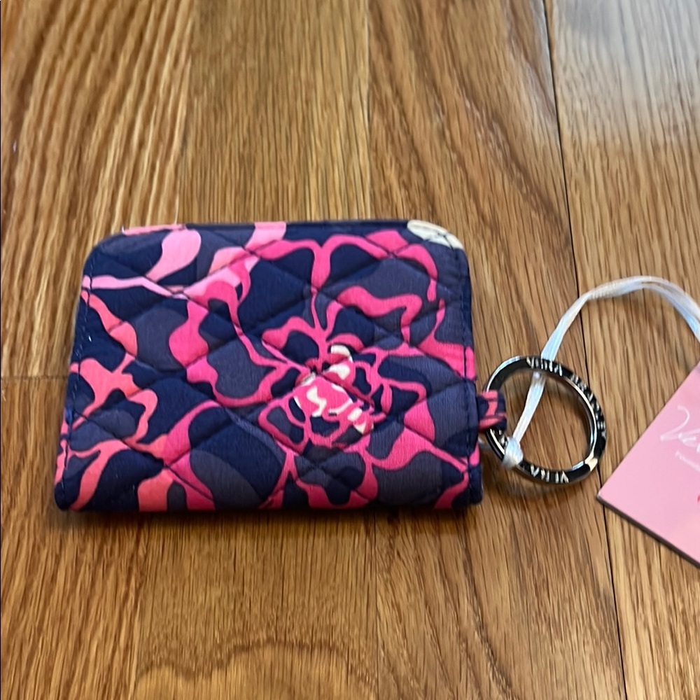 Vera Bradley Pink and Blue Floral Wallet